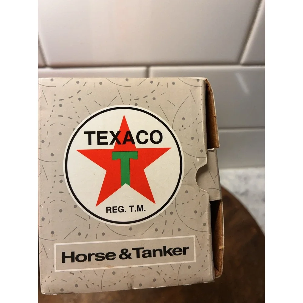 ERTL Texaco Horse Tanker Die-Cast Coin Bank Collector's Series #8‎ w/Key